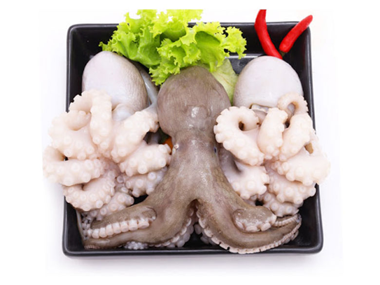 Cách làm bạch tuộc nướng sate khi chọn bạch tuộc