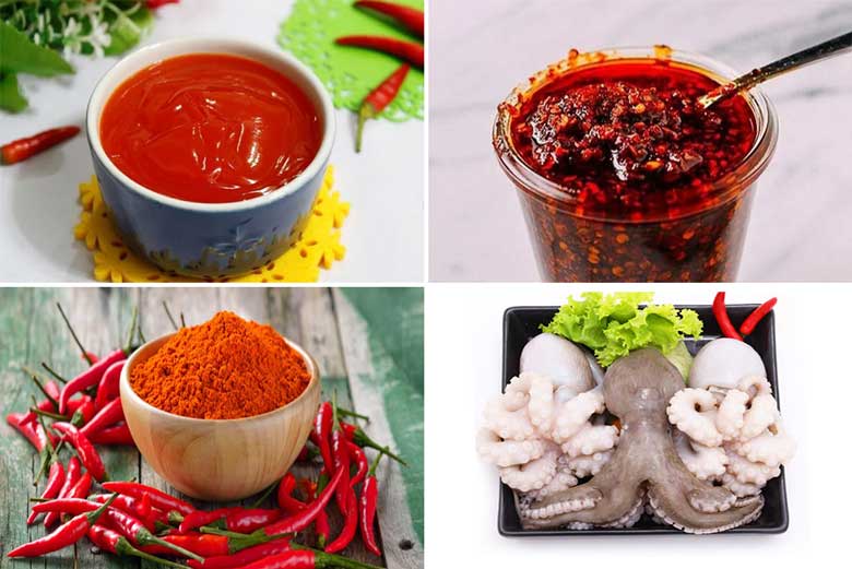 Cách làm bạch tuộc nướng ngon sốt cay chuẩn bị nguyên liệu