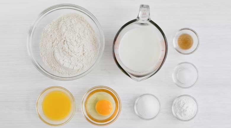 Mứt dâu tằm ăn với gì: Bánh canpake dâu tằm - Nguyên liệu