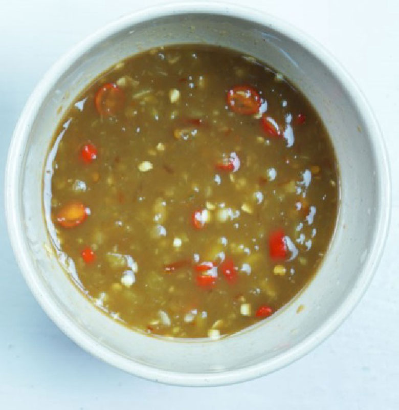 Cách làm món lẩu bò nhúng dấm (giấm) cần làm nước chấm