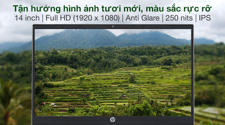 Màn hình Full HD - Laptop HP Pavilion 14-dv0510TU 46L79PA