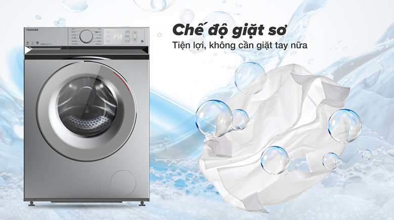 Chế độ giặt sơ-Máy giặt Toshiba Inverter 9.5 kg TW-BL105A4V(SS)