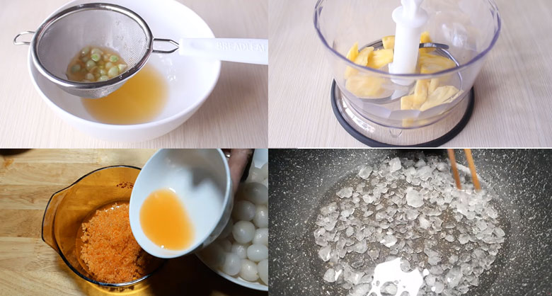 Cách làm mứt chôm chôm dẻo: Sơ chế nguyên liệu