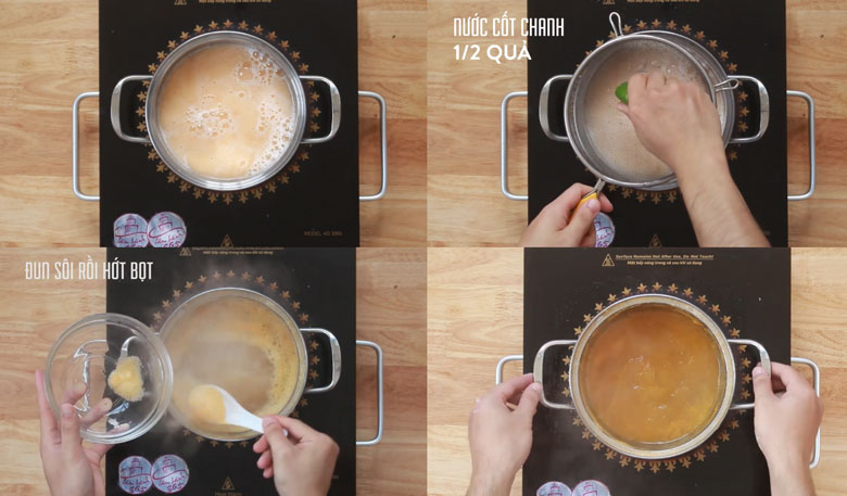 Cách làm mứt dưa lưới ăn bánh mì: Sên mứt