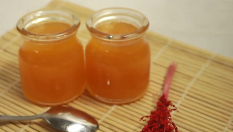 Cách làm mứt dưa lưới ăn bánh mì: Thành phẩm