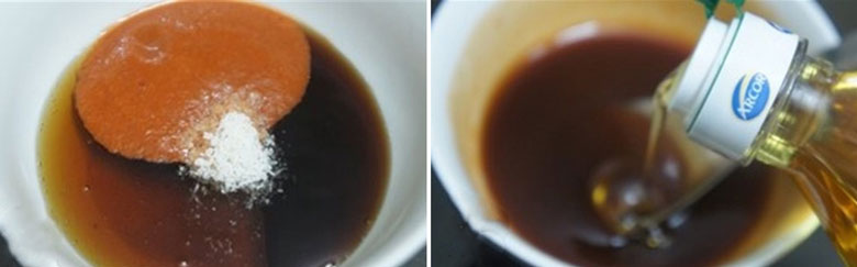 Cách làm chân gà nướng mật ong pha chế gia vị để ướp chân gà