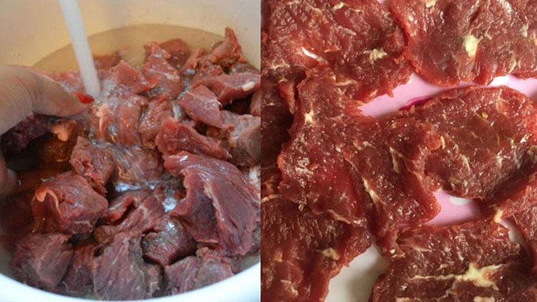 Cách làm bò nướng mọi cần sơ chế bắp bò