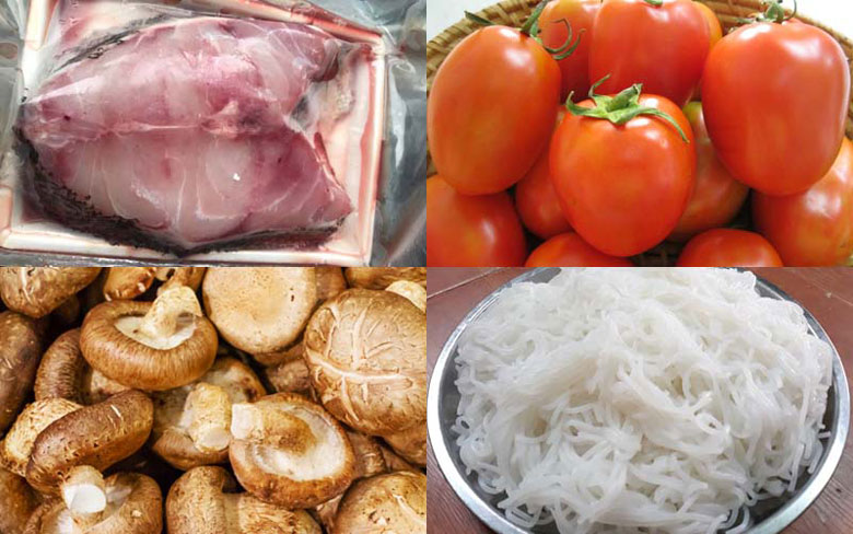 Cách nấu lẩu cá song cần các nguyên liệu
