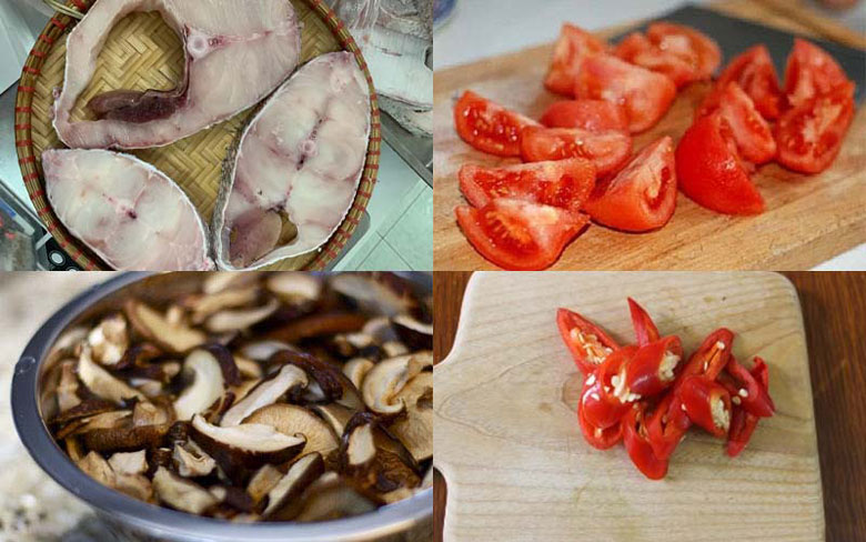 Cách làm lẩu cá song sơ chế nguyên liệu