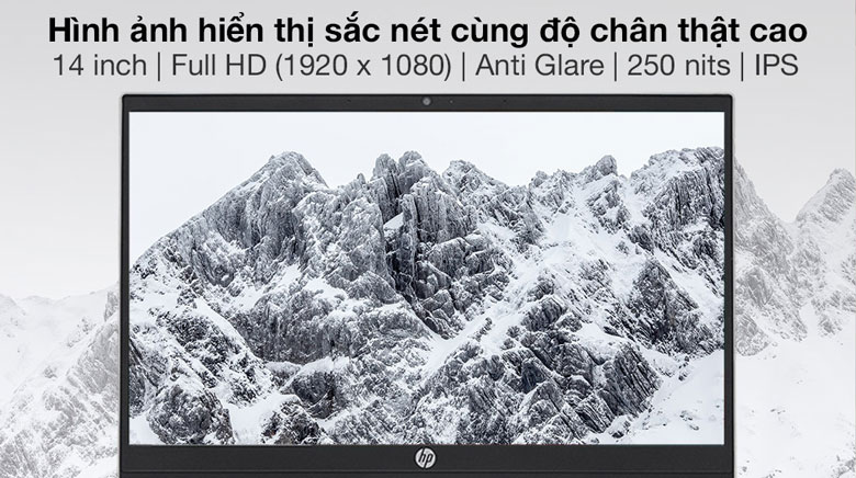 Màn hình Full HD - Laptop HP Pavilion 14-dv0520TU 46L92PA