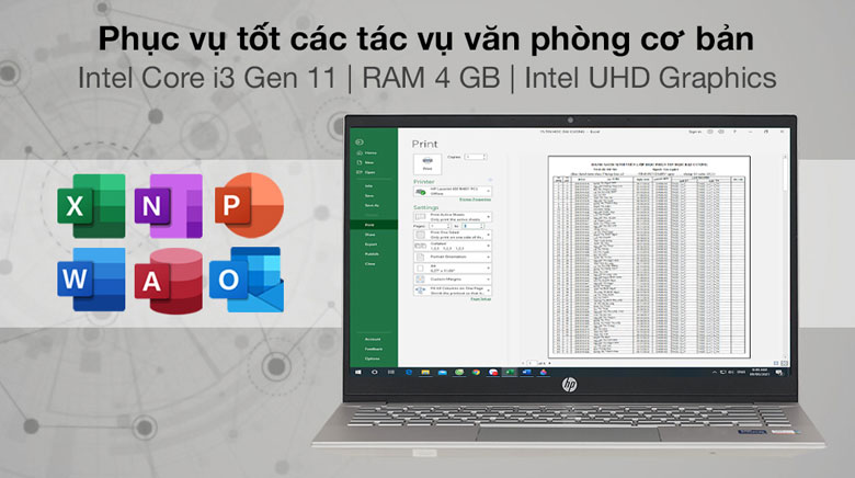 Cấu hình ấn tượng - Laptop HP Pavilion 14-dv0520TU 46L92PA