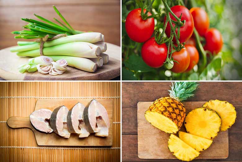 Cách làm lẩu cá tầm chuẩn bị nguyên liệu