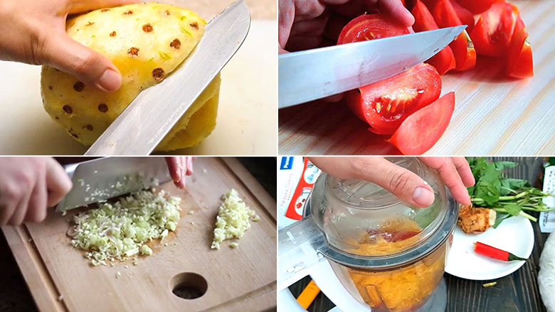 Cách làm lẩu cá tầm sơ chế nguyên liệu khác