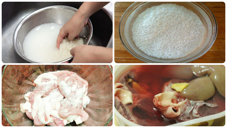 Cách làm lẩu cháo lòng chế biến nguyên liệu