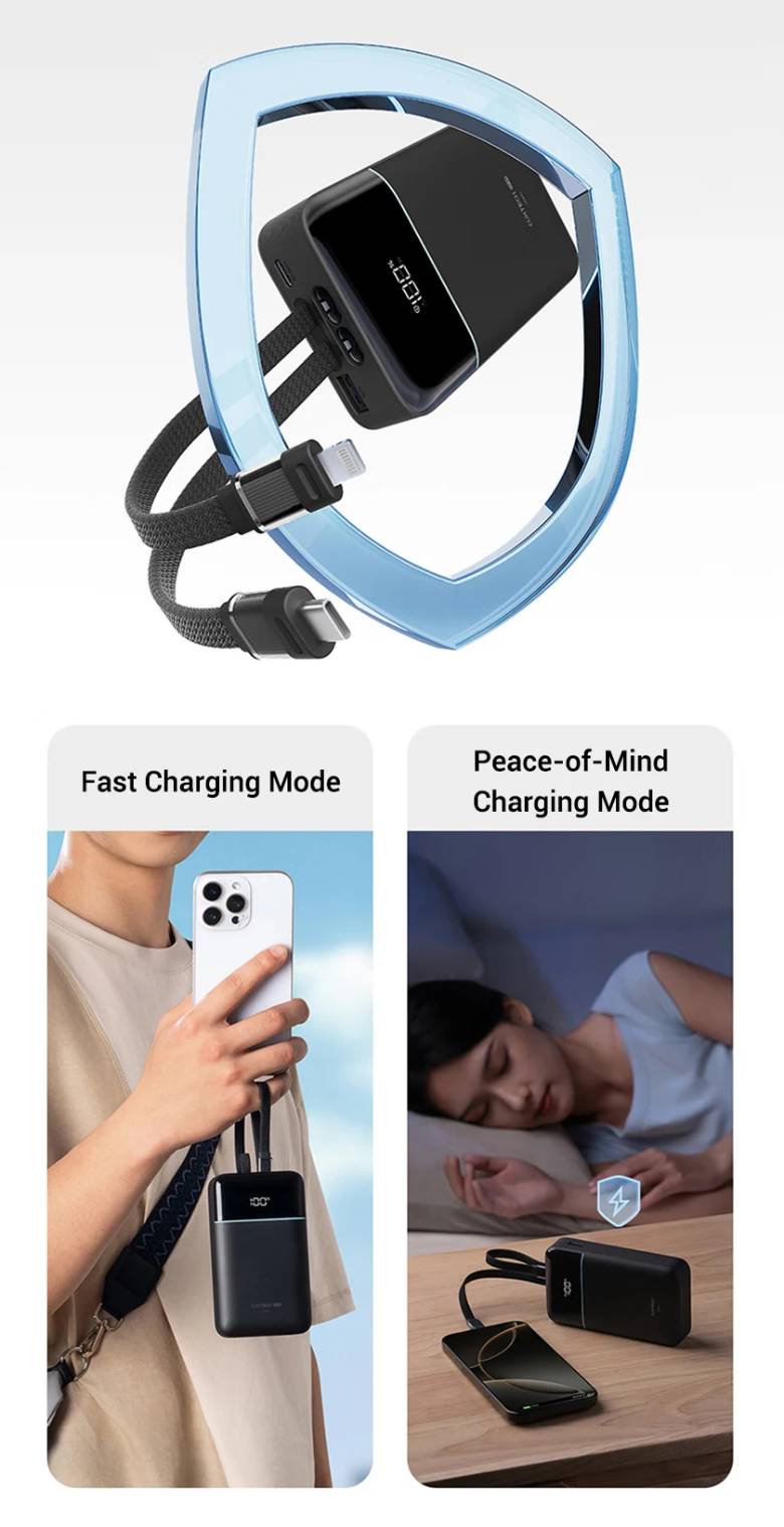 Sạc dự phòng Cuktech 40W 20000mAh CKB200NLCNGY LPB200NL - Chế độ sạc an toàn