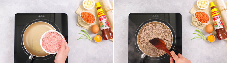 Cách làm bánh tráng nướng ngon nhất cần xào thịt băm