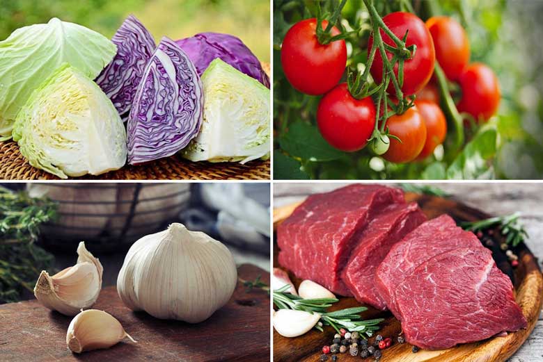 Cách làm bò nướng ngũ vị chuẩn bị các nguyên liệu