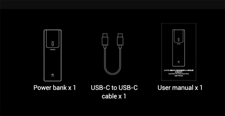 Đa cổng kết nối - Sạc dự phòng Cuktech 120W 15000mAh CKPB150PCHBK PB150P