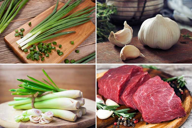 Cách làm bò nướng lụi nguyên liệu cần để làm