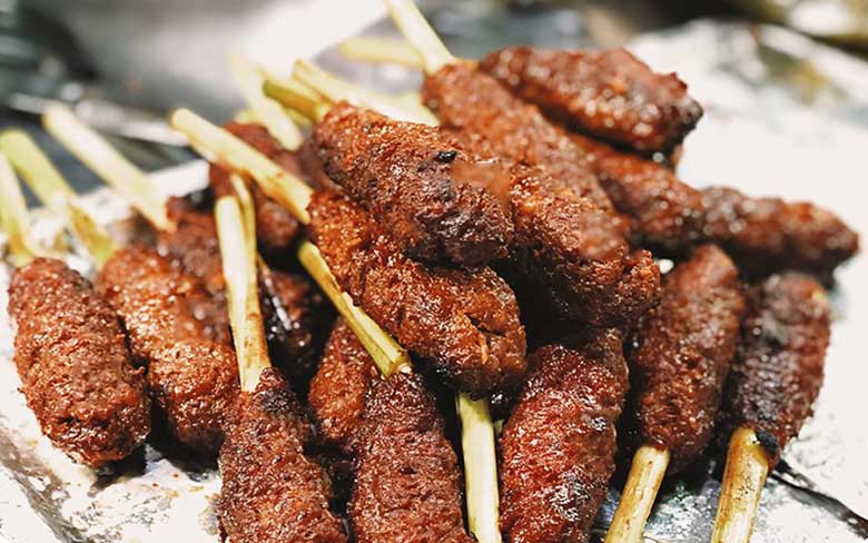 Bò nướng sả thơm ngon, hấp dẫn ăn là nghiện