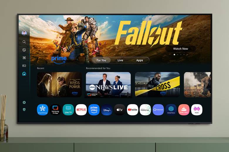 Smart Tivi Samsung QLED 4K 75 Inch QA75Q6FA - Hệ điều hành One UI Tizen thông minh