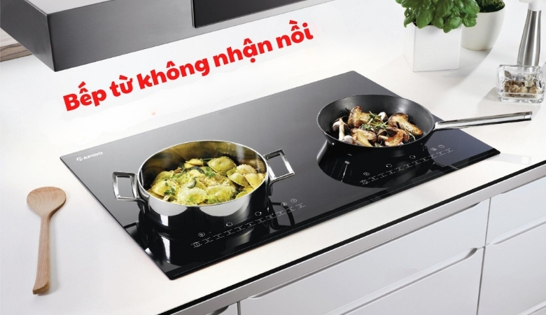 Bếp từ báo lỗi ER do sử dụng sai loại nồi khuyến cáo