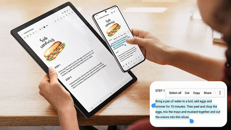 Kết nối không dây tiện lợi - Máy tính bảng Samsung Galaxy Tab A8 4GB/64GB 2022 Bạc