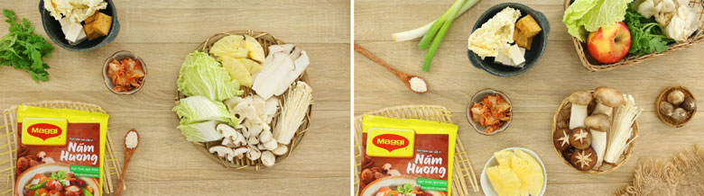 Cách nấu lẩu kim chi chay sơ chế nguyên liệu