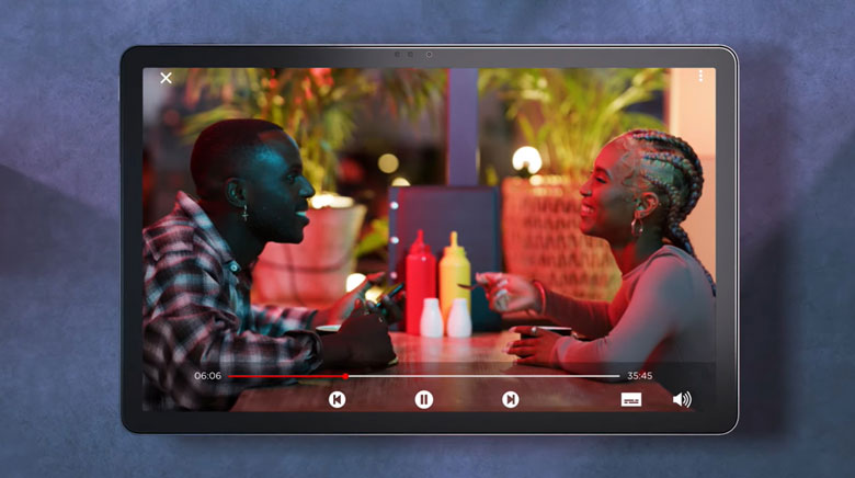 Màn hình sắc nét - Máy tính bảng Lenovo Tab P11 Plus TB-J616X 11" 4GB/64GB Xanh