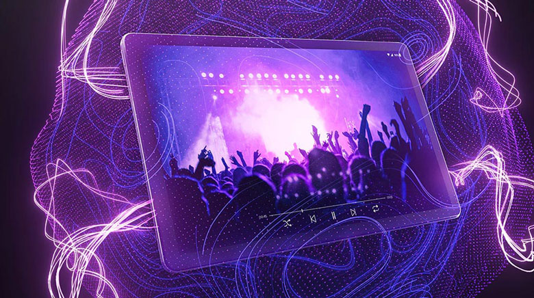 Âm thanh vòm - Máy tính bảng Lenovo Tab P11 Plus TB-J616X 11" 4GB/64GB Xanh