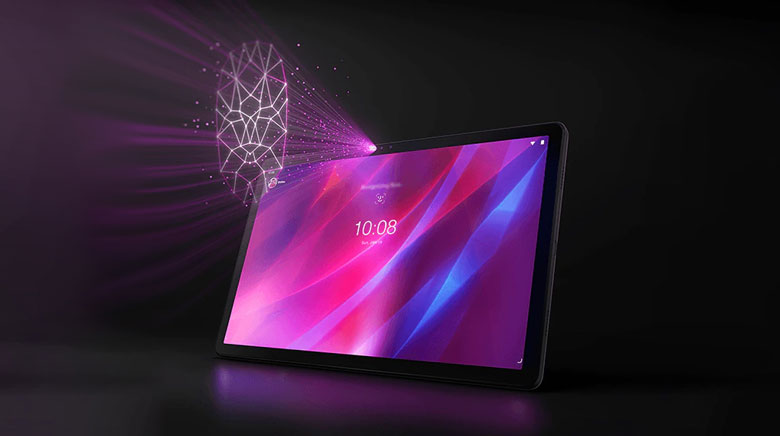 Mở khóa bằng khuôn mặt - Máy tính bảng Lenovo Tab P11 Plus TB-J616X 11" 4GB/64GB Xanh