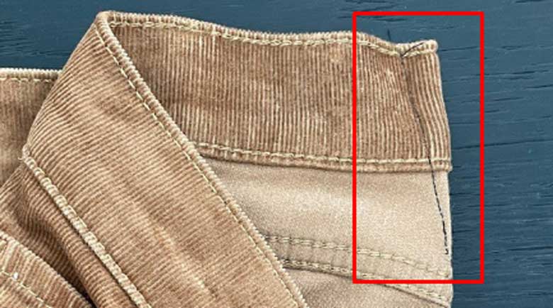 Mẹo cho quần rộng bụng thủ công: Bước Tiến hành may