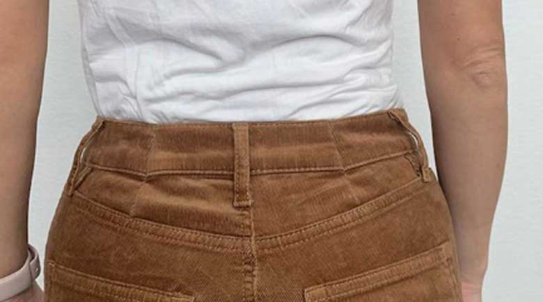 Mẹo cho quần rộng bụng thủ công: Bước 6