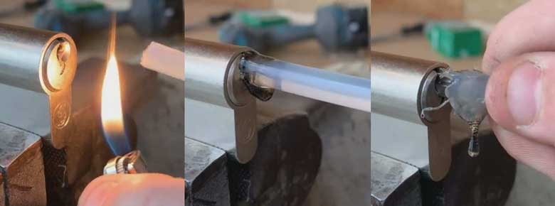 Mẹo lấy chìa khóa bị gãy trong ổ bằng keo nến