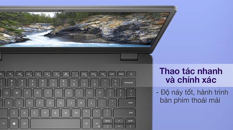Bàn phím rộng rãi -Laptop Dell Vostro 3405 V4R53500U003W1