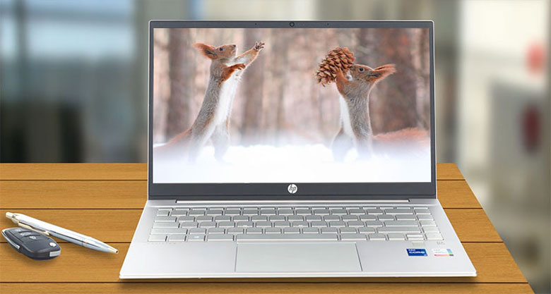 Màn hình Full HD - Laptop HP Pavilion 14-dv0512TU 46L81PA