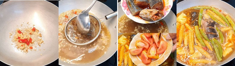 Cách làm lẩu cá nheo cần nấu nước lẩu