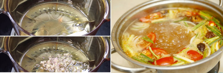 Cách làm lẩu tôm hùm khi nấu nước lẩu