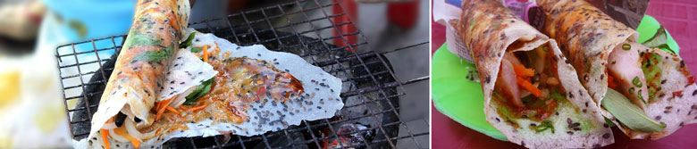 Cách làm bánh tráng nướng mắm ruốc thưởng thức