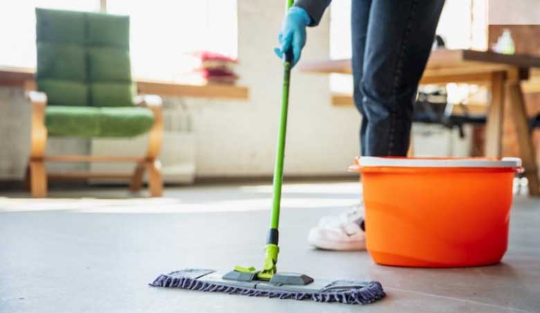 Mẹo lau nhà nhanh sạch: Các bước lau nhà