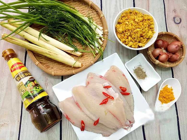Cách làm cá nướng riềng mẻ với các nguyên liệu