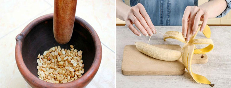 Cách làm bánh chuối nếp nướng sơ chế các nguyên liệu tiếp theo