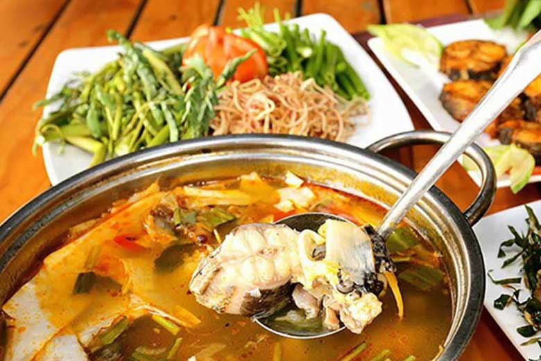 Cách làm lẩu cá tầm măng chua cùng thưởng thức