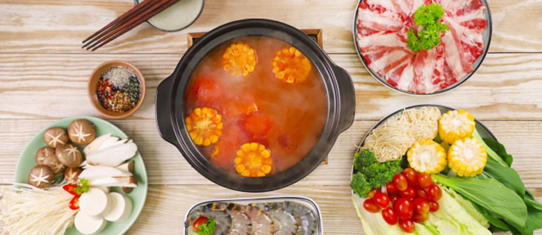 Thành phẩm món lẩu bò Hàn Quốc