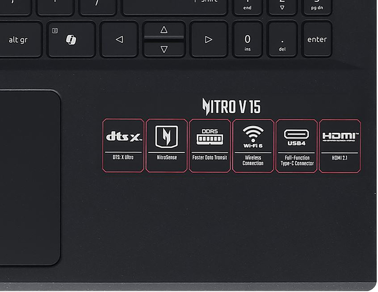 Laptop Acer Gaming Nitro V 15 ANV15-41-R732 âm thanh sống động