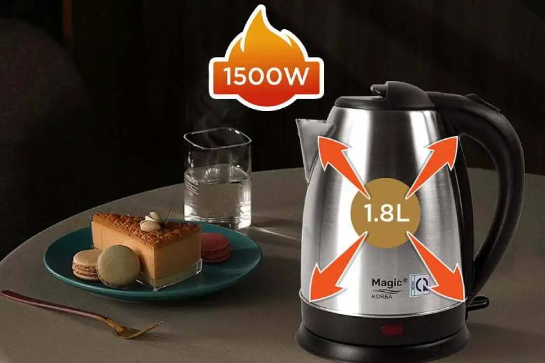 Ấm siêu tốc Magic Korea A-08 1.8 lít