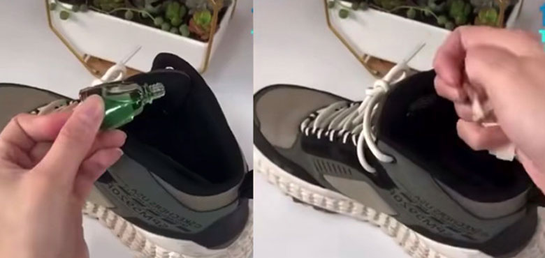 Cách khử mùi hôi giày bằng tinh dầu