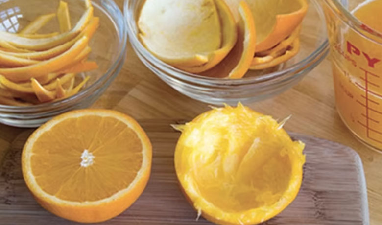 Cách đuổi ruồi ra khỏi nhà bằng vỏ cam