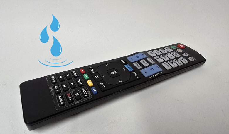 Cách sửa điều khiển tivi bị nước vào