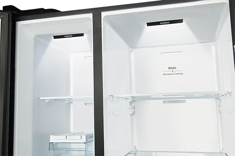 Tủ lạnh Hitachi Inverter  656 lít HRSN9713ESGBKVN dung tích lớn